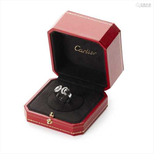 A diamond set 'C de Cartier' ring, Cartier