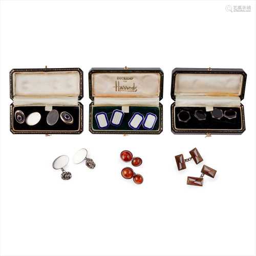 ? A collection of cufflinks