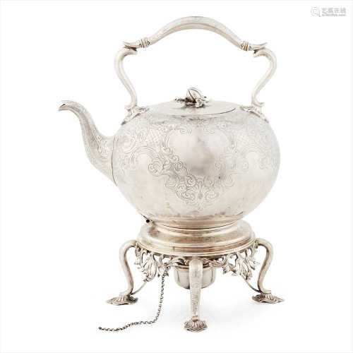 An impressive Victorian spirit kettle