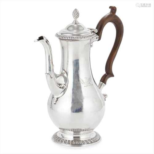 A George III coffee pot