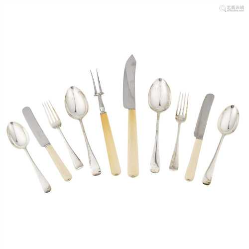 A canteen of modern flatware and cutlery