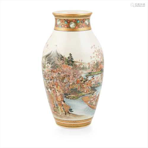 SATSUMA VASE MEIJI PERIOD