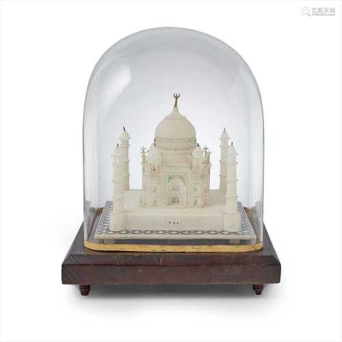 ALABASTER AGRA MODEL OF THE TAJ MAHAL LATE 19TH-EARLY 20TH CENTURY