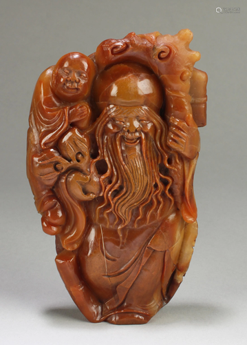 A Chinese Soapstone Carving