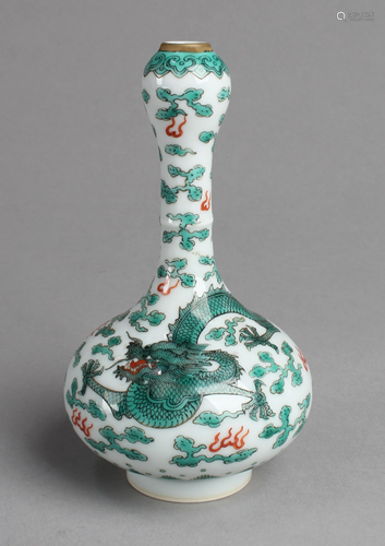 Chinese Famille Verte Vase