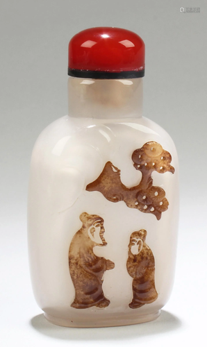 Chinese Agate Snuff Bottle