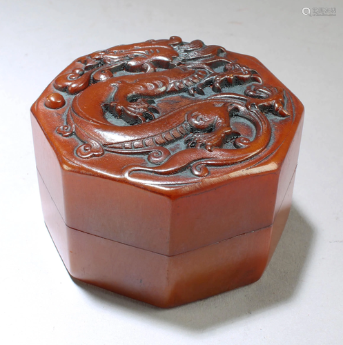 A Chinese Square Shaped Soapstone Seal