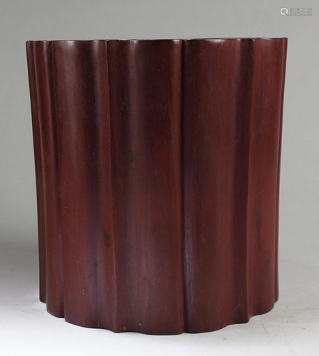 Chinese Hardwood Brushpot