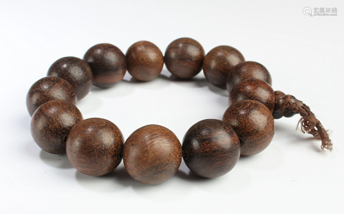 Chinese Wooden Bead Bracelet