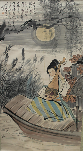 Chinese Hanging Scroll Painting