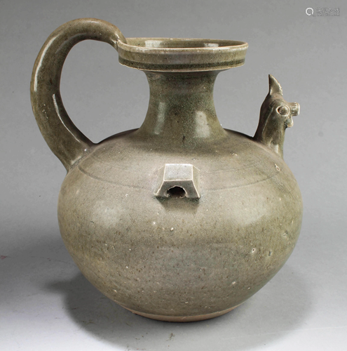 Chinese Crackleware Porcelain Ewer