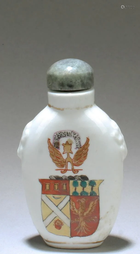 A Porcelain Snuff Bottle