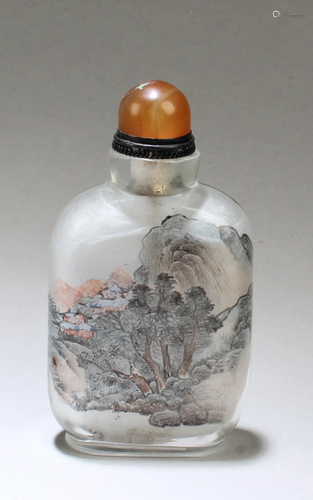 A Peking Glass Snuff Bottle