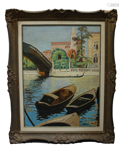 A Framed Oil Painting