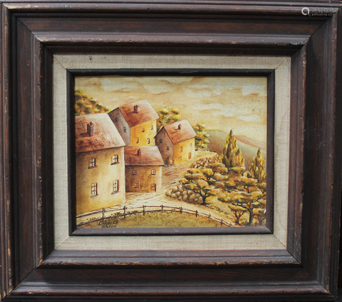 A Framed Oil Painting