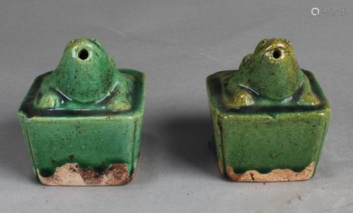 A Pair of Chinese Porcelain Water Dropper