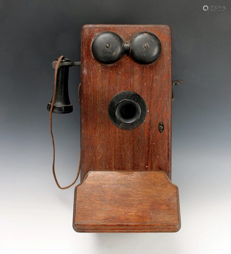 WESTERN ELECTRIC ANTIQUE WALL PHONE C. 1…