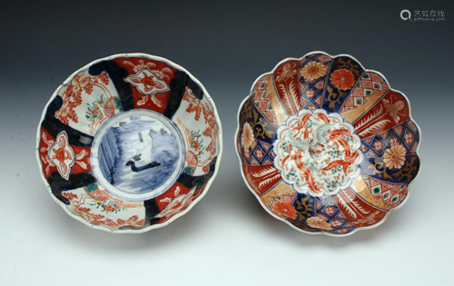 2 PORCELAIN IMARI BOWL