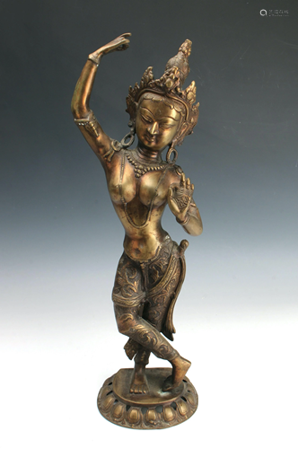 BRONZE TARA STATUE