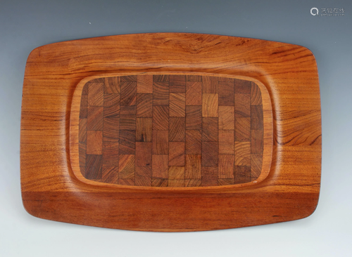 VINTAGE DANSK CHEESE AND CRACKER TRAY