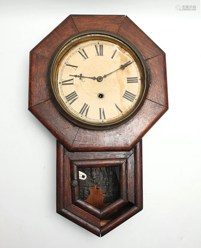 SCHOOLHOUSE WALL CLOCK