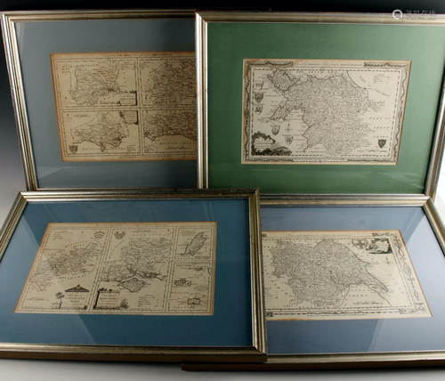 4 MAPS WALPOLE'S NEW & COMPLETE BRITISH TR…