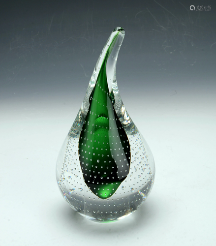 CONTROLLED BUBBLE TEARDROP ART GLASS PAPER…