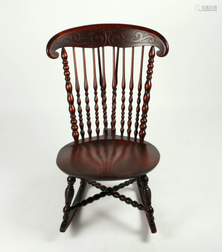 ANTIQUE SEWING ROCKING CHAIR