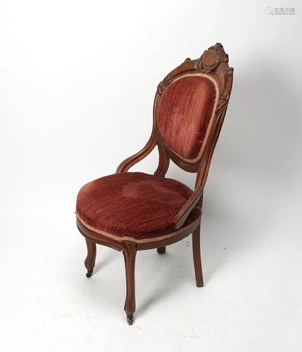 VICTORIAN SLIPPER CHAIR