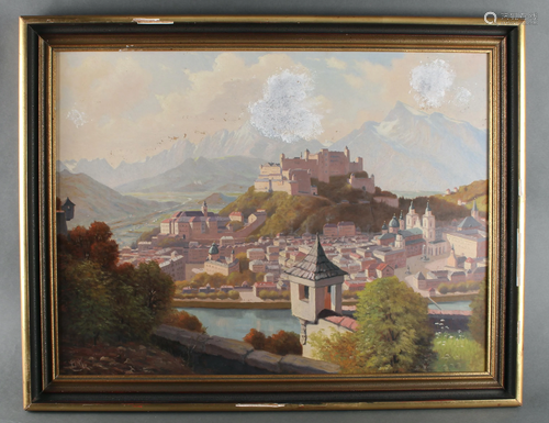 FRAMED PAINTING FROM SALZBURG