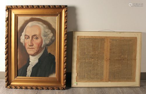 GEORGE WASHINGTON FRAMED LOT