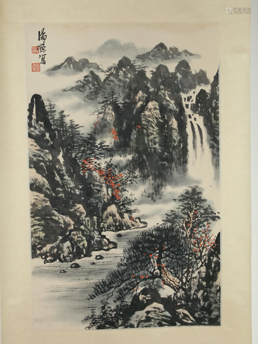 CHINESE LANDSCAPE SCROLL