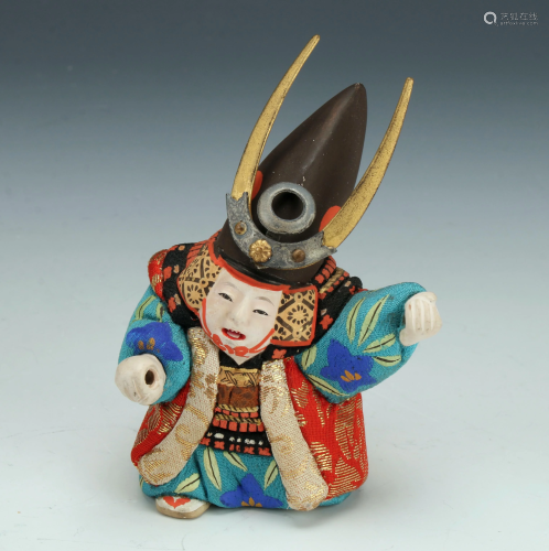 ANTIQUE JAPANESE SOLDIER DOLL C. 1919