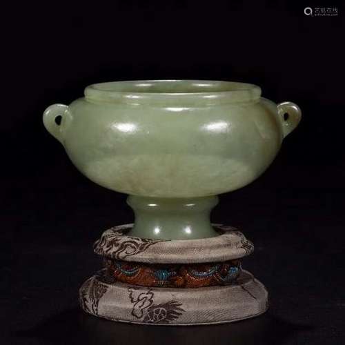 Chinese Celadon Jade  Bowl