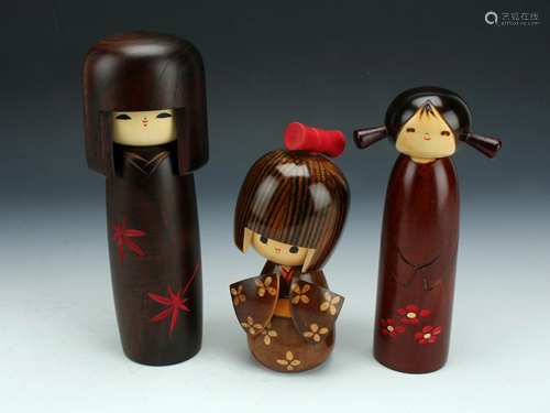 MYOTO SABURO WODDY KOKESHI WOODEN …