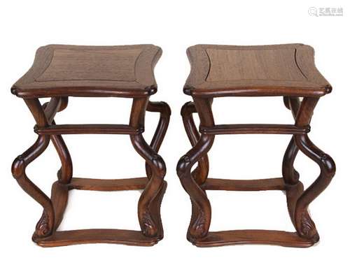 Pair Of Wood Tables