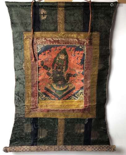Tibetan Silk Thanka