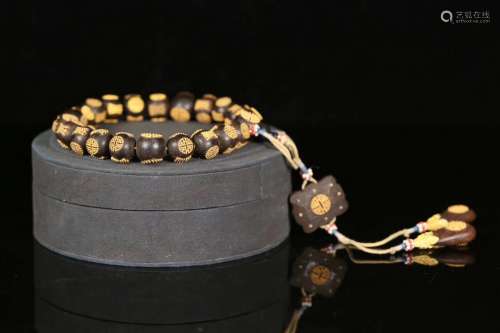 Agar Wood Beaded Bracelet