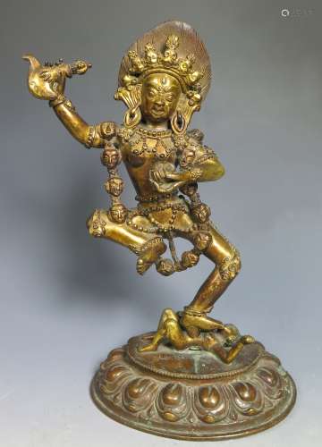Gilt Bronze Figure Of Dakini