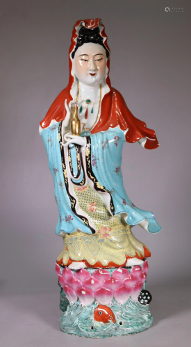 Maosheng Ji Zao Chinese Porcelain Standing G…