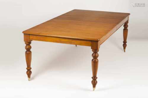 A Victorian style dining table