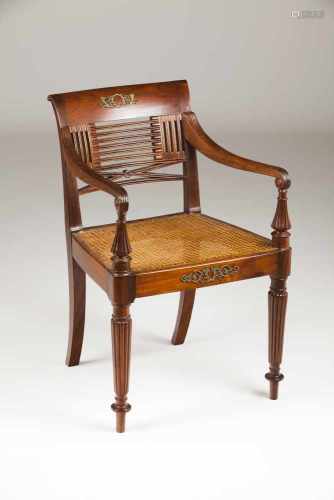 An Anglo-Indian armchair