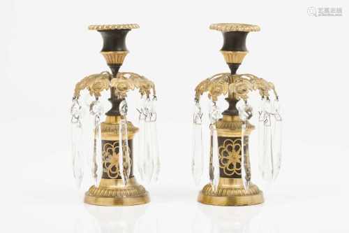 A pair of Regence candle stands