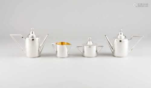 An Art Deco tea and coffee set