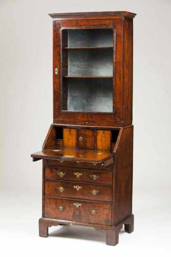 A George III bureau bookcase