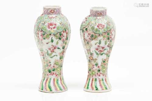 A pair of vases