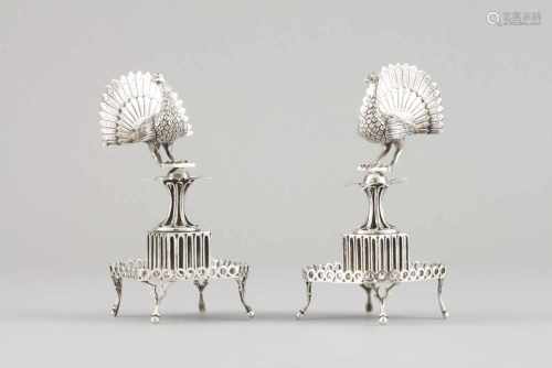 A pair of toothpick holders