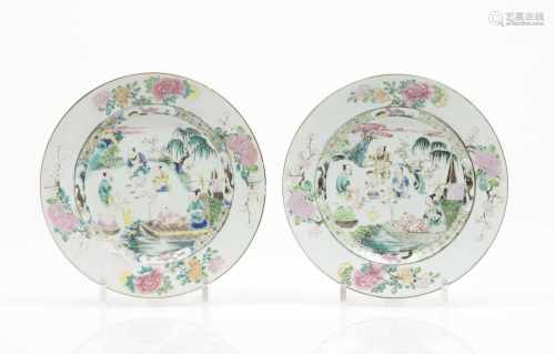 A pair of plates