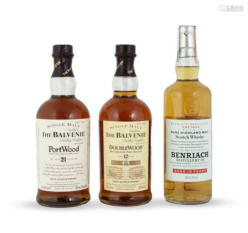 Balvenie-21 year old Balvenie Double Wood-12 year old Benriach-21 year old Benriach-10 year old (...