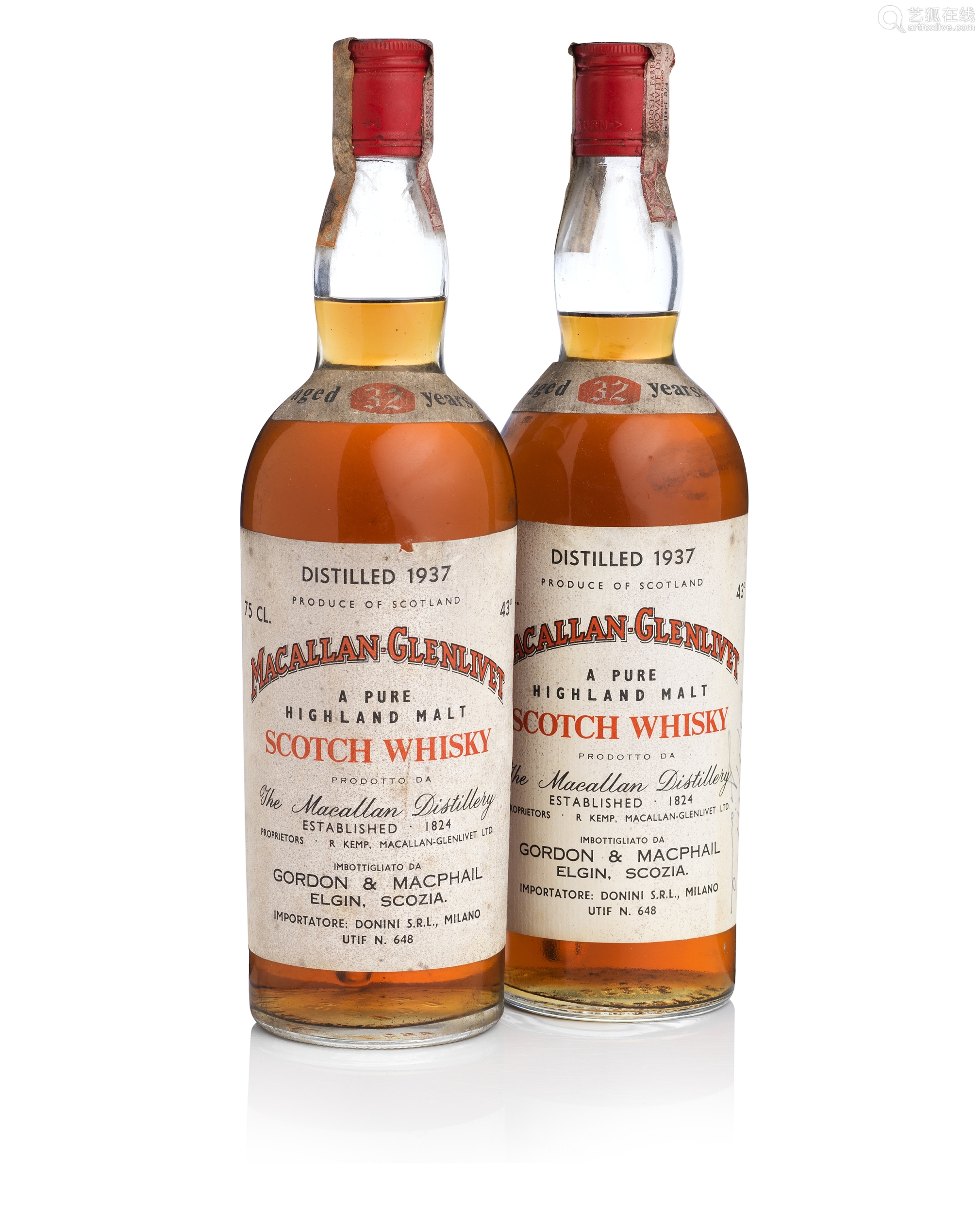 Macallan Glenlivet 32 Year Old 1937 2 Deal Price Picture